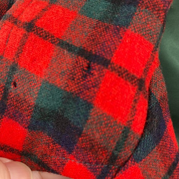 Vintage Pendleton Virgin Wool Plaid Shirt Jacket Blazer Men’s size Large - Picture 4 of 10